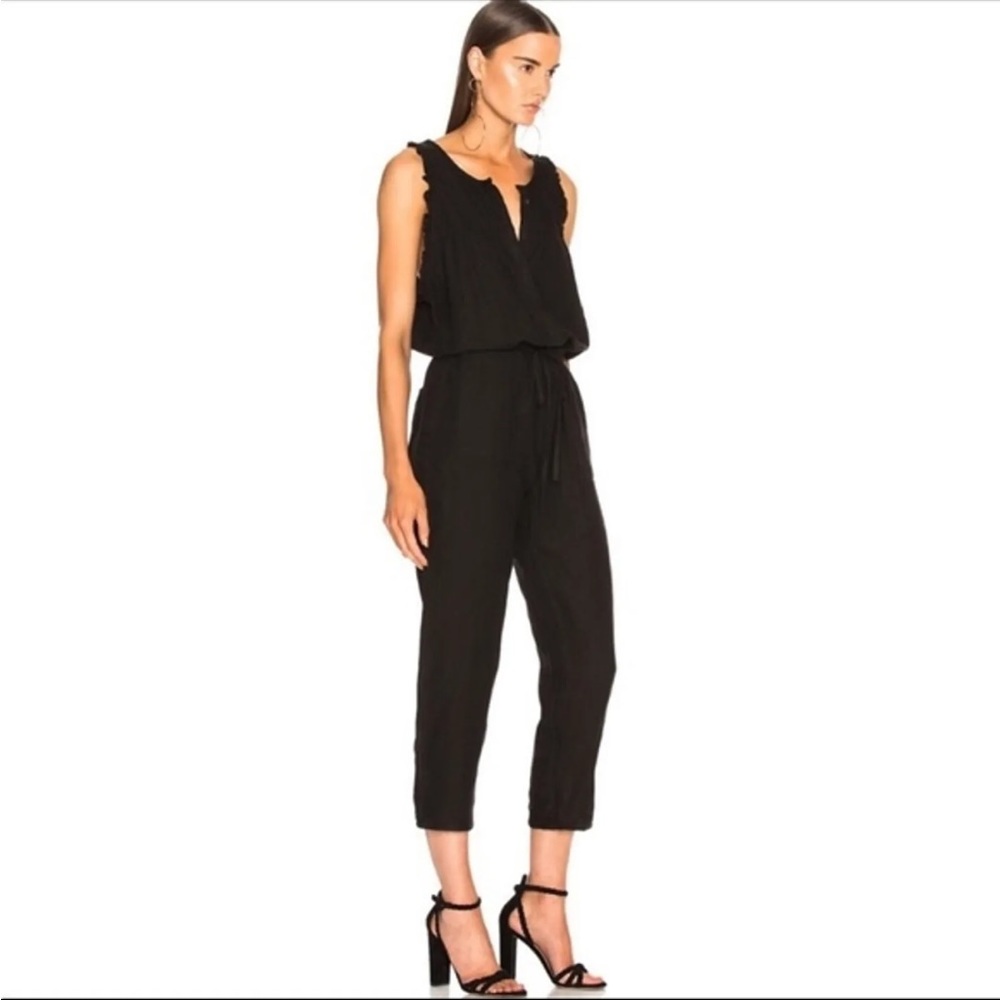 Enza Costa French Linen Easy Jumpsuit sz 2/M MSRP $297
